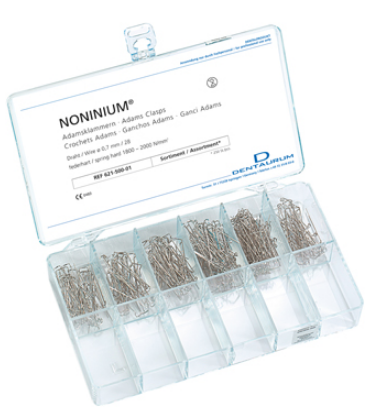 Dentaurum Noninium кламмеры Адамса, набор 250