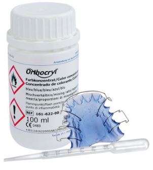 Dentaurum Orthocryl конц. синий, 100 мл