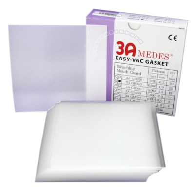 3A Medes EV Gasket пласт. мягк. для капп отбел., кв. 127x127, 2,0 мм, уп.12