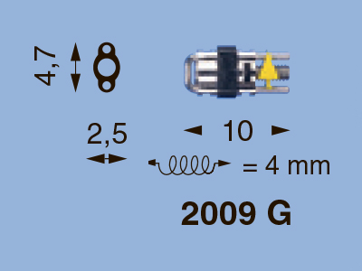 Lewa Nano винт секц., прям. напр., корп. 10 мм, ход 4 мм, мод. 2009 G