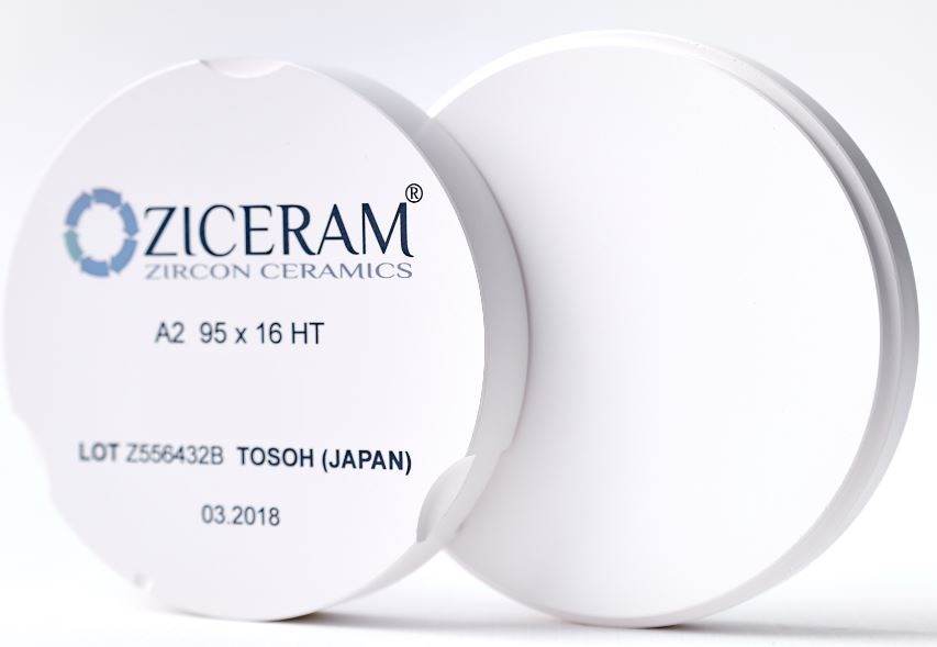 Диск ZrO2 A1 HT Ø95x16