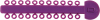 Пластиковая лигатура на модуле, фиолетовая