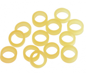 Эластичное кольцо (100шт) 3,2мм-1/8" F-128г. бесцветные (№6 автобус)