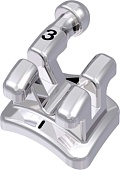 discovery® smart - набор 20 шт  Roth 22 паз металлические брекеты с крючками на 3,4,5, Арт: 722-941-01 